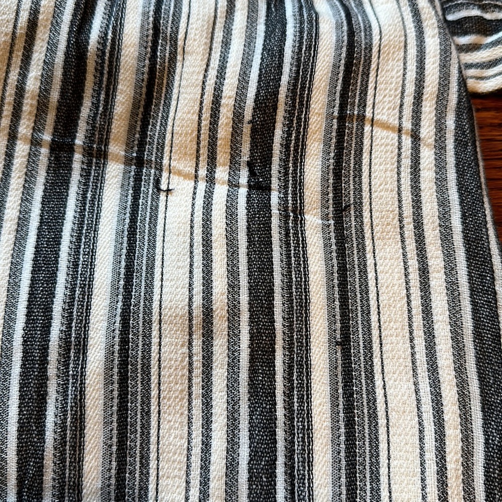 BCBG Maxazria striped asymmetrical midi skirt - Picture 14 of 14